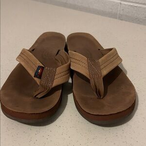 Rainbow Flip Flops, Gently worn